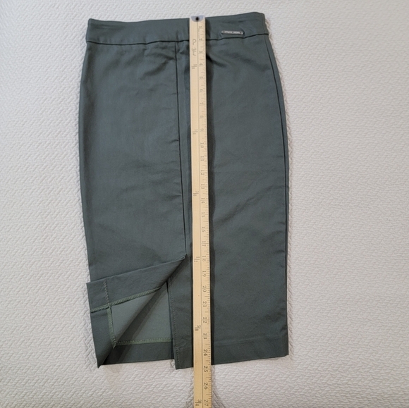 I Love Tyler Madison Green Midi Pencil Skirt Size XS - Picture 10 of 15